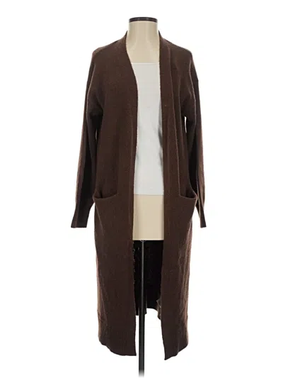 Pre-owned Auden Cardigan Sweater In Brown