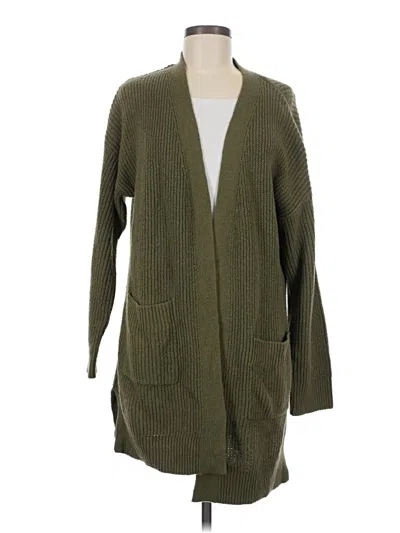 Pre-owned Auden Cardigan Sweater In Green