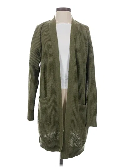 Pre-owned Auden Cardigan Sweater In Green