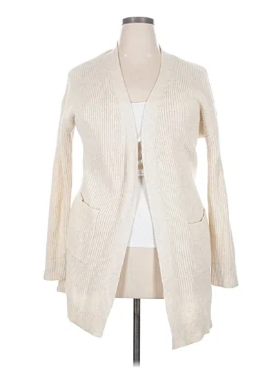 Pre-owned Auden Cardigan Sweater In Ivory