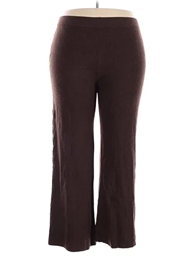 Pre-owned Auden Casual Pants In Brown