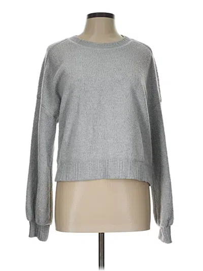 Pre-owned Auden Pullover Sweater In Silver