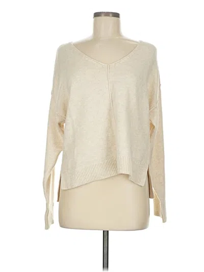 Pre-owned Auden Pullover Sweater In White