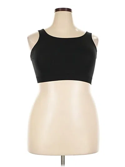 Pre-owned Auden Tank Top Black Strapless Neckline Tops