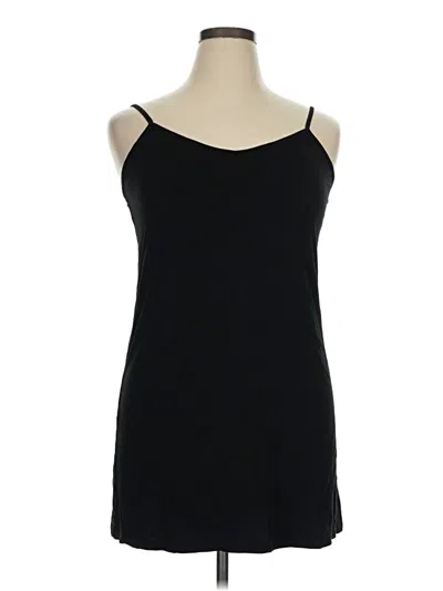 Pre-owned Auden Tank Top Black Strapless Neckline Tops