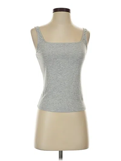 Pre-owned Auden Tank Top Gray Strapless Neckline Tops