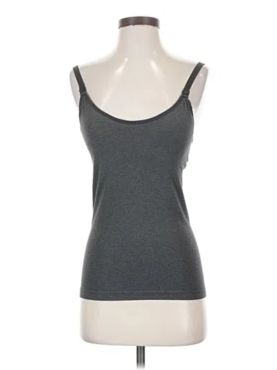 Pre-owned Auden Tank Top Gray Strapless Neckline Tops