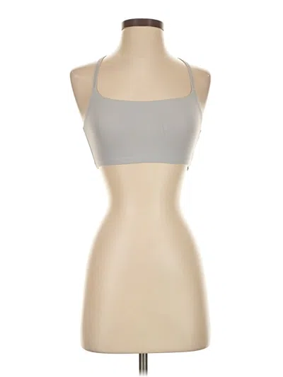 Pre-owned Auden Tank Top Silver Halter Neckline Tops