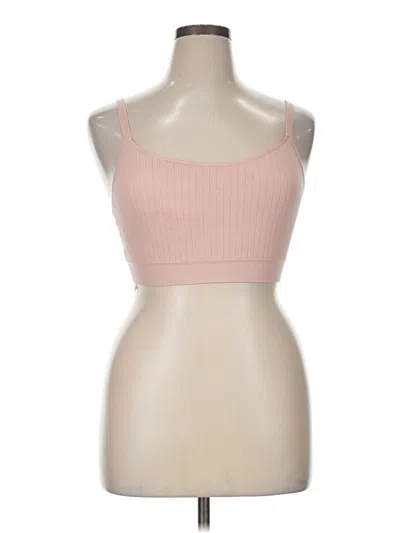 Pre-owned Auden Tube Top Pink Strapless Neckline Tops