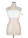 Auden Tube Top White Strapless Neckline Tops In White