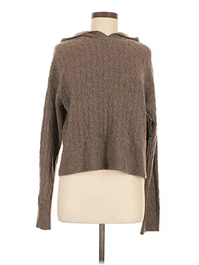 Pre-owned Auden Turtleneck Sweater In Brown