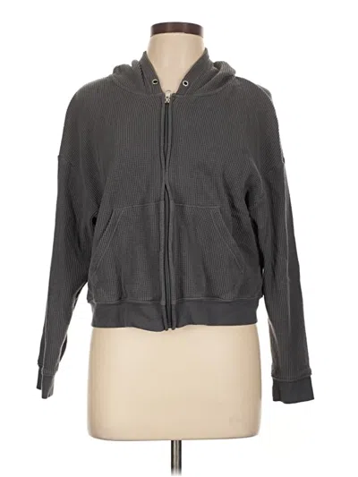 Pre-owned Auden Zip Up Hoodie In Gray