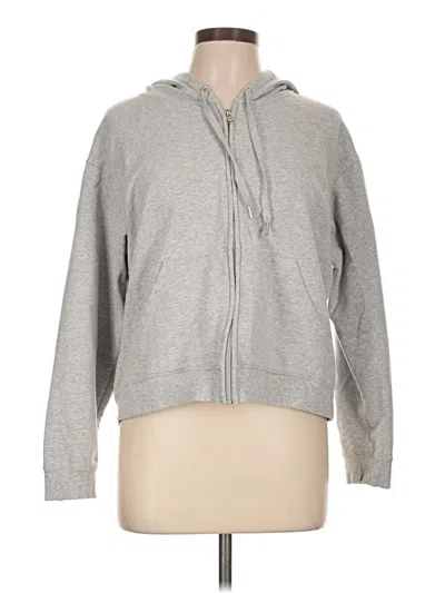 Pre-owned Auden Zip Up Hoodie In Gray