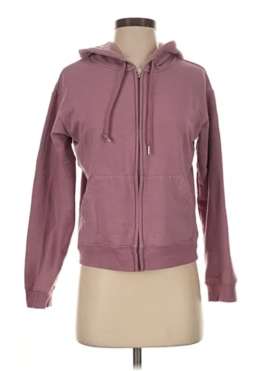 Pre-owned Auden Zip Up Hoodie In Pink