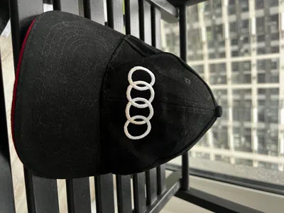 Pre-owned Audi X Racing Audi Vintage Racing Cap In Black