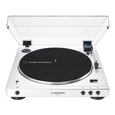 Audio-technica At-lp60xbt Fully Automatic Belt-drive Stereo Turntable With Bluetooth In White