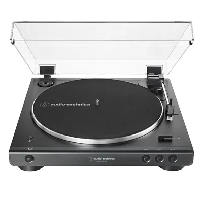 Audio-technica At-lp60xbt-usb Fully Automatic Belt-drive Turntable With Bluetooth (wireless, Usb & A In Black