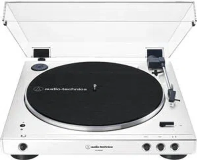 Audio-technica At-lp60xbt-ww Turntable Bluetooth Fully Automatic (white)