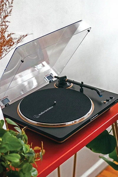 Audio-technica At-lp70x Fully-automatic Turntable In Black/bronze At Urban Outfitters
