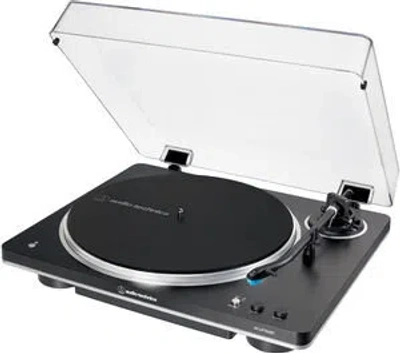 Audio-technica At-lp70xbt-bs Turntable Fully Automatic Bluetooth Wire) In Black