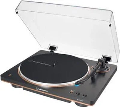 Audio-technica At-lp70xbt-bz Turntable Fully Automatic Bluetooth Wireless Belt-drive In Black
