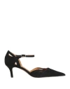 Audley Woman Pumps Black Size 7 Leather In Black