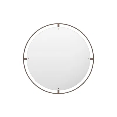 Audo Copenhagen (formerly Menu) Nimbus Mirror, Round In Brown
