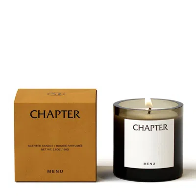 Audo Copenhagen (formerly Menu) Olfacte Scented Candle, Chapter In Black