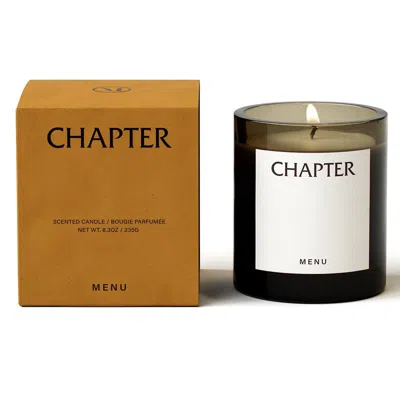 Audo Copenhagen (formerly Menu) Olfacte Scented Candle, Chapter In Gray