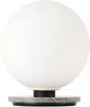 Audo Copenhagen White & Gray Tr Bulb Table Lamp In Grey Marble