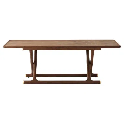 Pre-owned Audo Mogens Lassen Jager Lounge Table Walnut For  In Brown