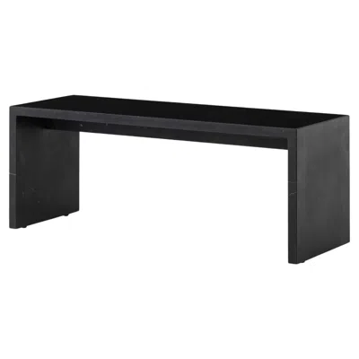 Pre-owned Audo Plinth Bridge Lounge Table, Black/nero Marquina Marble, Norm Architects For
