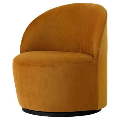 Pre-owned Audo Tearoom Lounge Chair, Swivel W/return, In Jab/champion 041, By Nick Ross,  In Brown