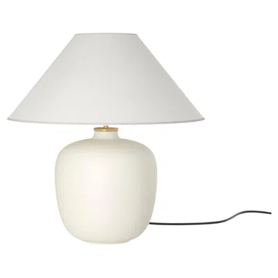 Pre-owned Audo Torso Table Lamp, Off-white, In Ceramic/linen By Kroyer-saetter-lassen For  In Transparent
