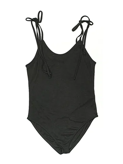 Pre-owned Audrey 3+1 Bodysuit In Black