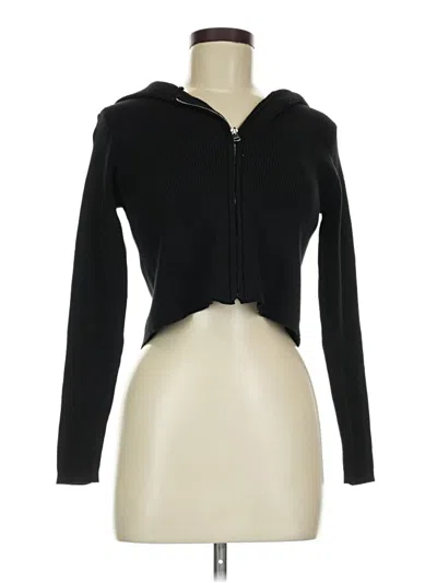 Pre-owned Audrey 3+1 Cardigan Sweater In Black