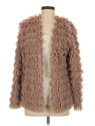 Pre-owned Audrey 3+1 Cardigan Sweater In Brown