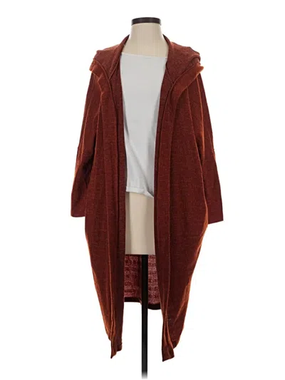 Pre-owned Audrey 3+1 Cardigan Sweater In Brown