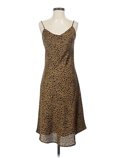 Pre-owned Audrey 3+1 Casual Dress In Brown