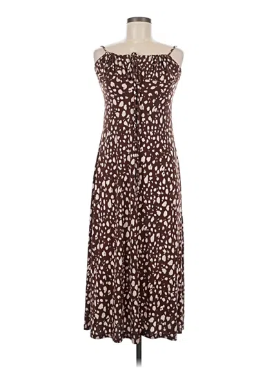 Pre-owned Audrey 3+1 Casual Dress In Brown