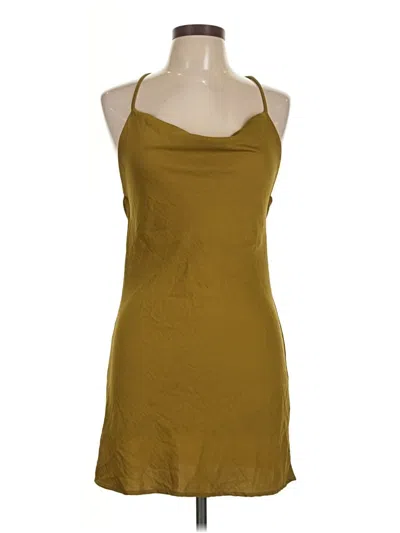 Pre-owned Audrey 3+1 Casual Dress In Gold