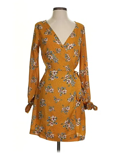 Pre-owned Audrey 3+1 Casual Dress In Orange