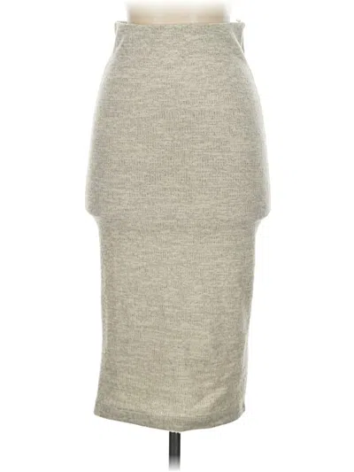 Pre-owned Audrey 3+1 Casual Skirt In Gray