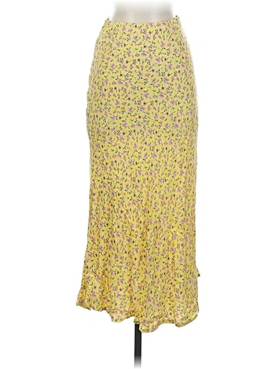 Pre-owned Audrey 3+1 Casual Skirt In Yellow