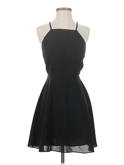 Pre-owned Audrey 3+1 Cocktail Dress In Black