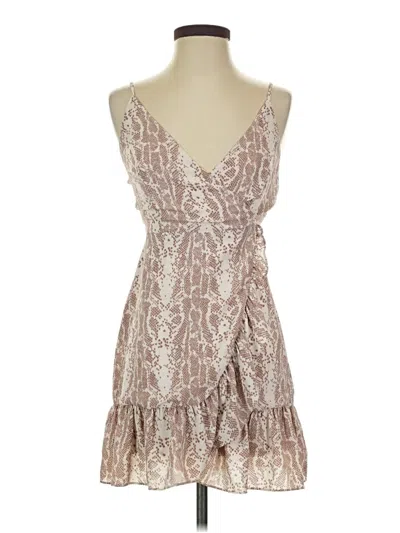 Pre-owned Audrey 3+1 Cocktail Dress In Brown