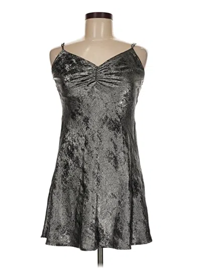 Pre-owned Audrey 3+1 Cocktail Dress In Silver