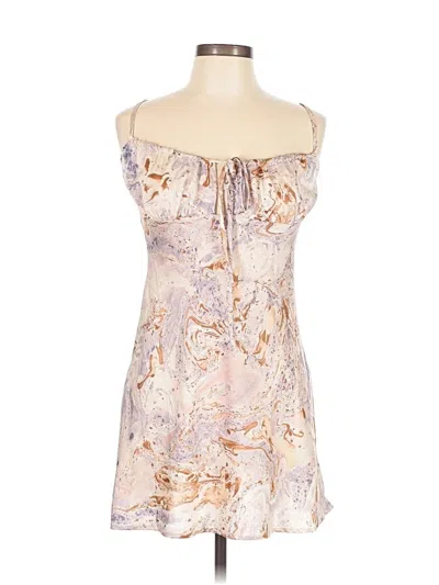 Pre-owned Audrey 3+1 Cocktail Dress In Tan
