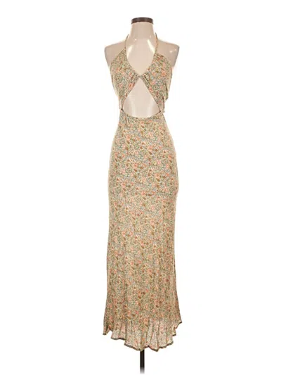 Pre-owned Audrey 3+1 Cocktail Dress In Tan