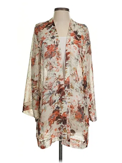 Pre-owned Audrey 3+1 Kimono In Ivory